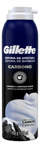 Espuma de Barbear Gillette Carbono Frasco 150g