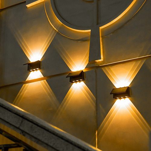 Luces Solares Led De Pared Exterior De Nueva Actualización,