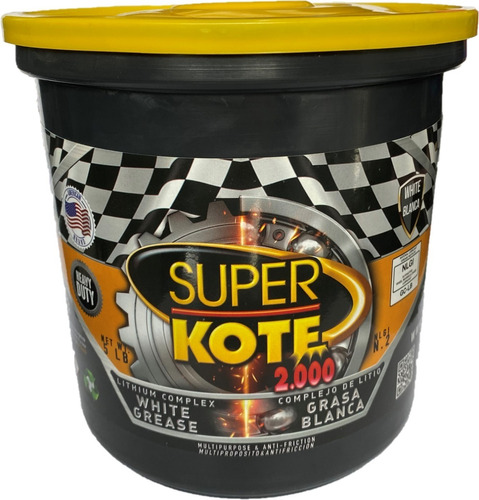 Grasa Super Kote 2000 Por 5 Libras