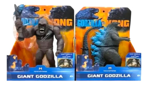 Muñecos Godzilla Vs King Kong Articulados X2 Envio Gratis