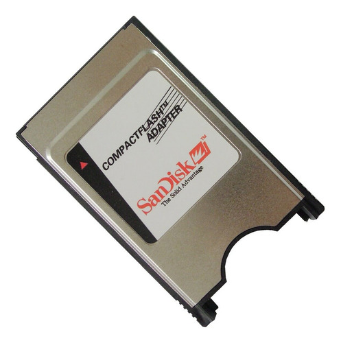 Lector y adaptador de tarjetas de memoria Compact Flash a pcmcia Sandisk