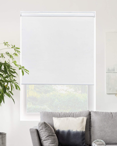 Persianas Enrollables Opacas 119 X 183 Cm Biso Blanco