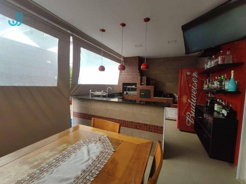 Imagem 7 de 30 de Sobrado No Bella Citta Com Lareira, Piscina E Espaço Gourmet - So0349