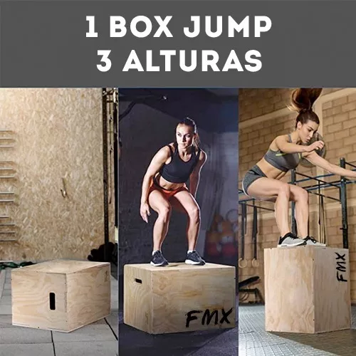 CAJON PLIOMETRICOS CROSSFIT 40X50X60CM