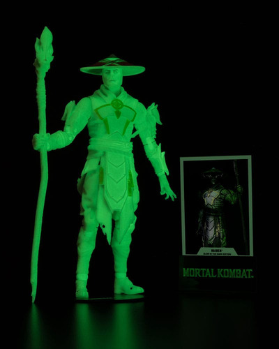Figuras De Acción De Mcfarlane Mortal Kombat Raiden (gitd)