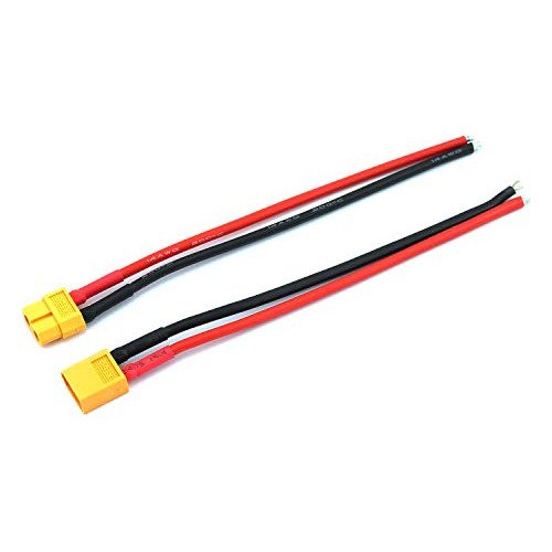 Dgzzi Conector Xt60 Macho Y Hembra Con Cable De 150mm 14awg