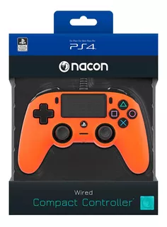 Mando Ps4 Nacon Controller Wired Compact Orange