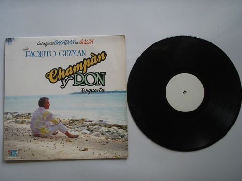 Lp Vinilo Paquito Guzman Orq.champan Y Ron Baladas P-usa1986