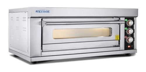 Horno Pizzero Pastelero Silcook Eléctrico 1 Bandeja Mecanico