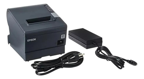 Mini Printer Epson Tm-t88v Impresora De Tikets Usb Paralelo Negro (Reacondicionado)