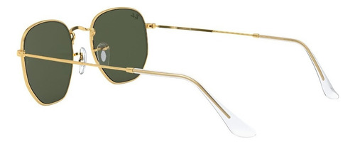 Lentes De Sol Ray-ban I-shape Hexagonal Rb3548 Dorado Green Polished Gold Polished Gold