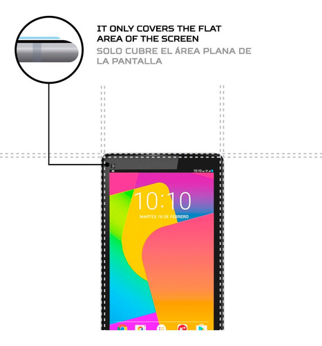 Protector Mica Pantalla Para Tablet Woxter N90