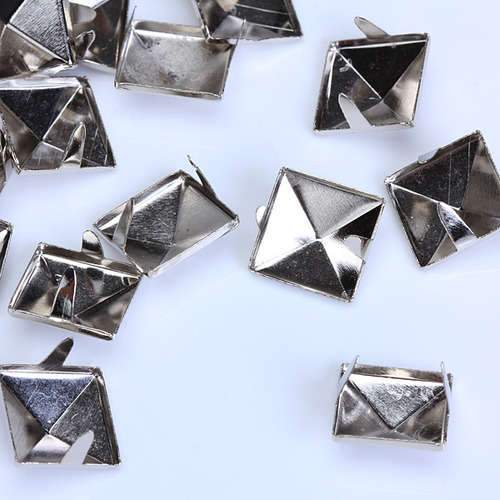 100x 12mm De Plata Con Rock Goth Leathercraft Nailhead