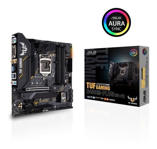 Imagen 1 de 6 de Motherboard Asus Tuf Gaming B460m Plus Wifi Intel Lga 1200