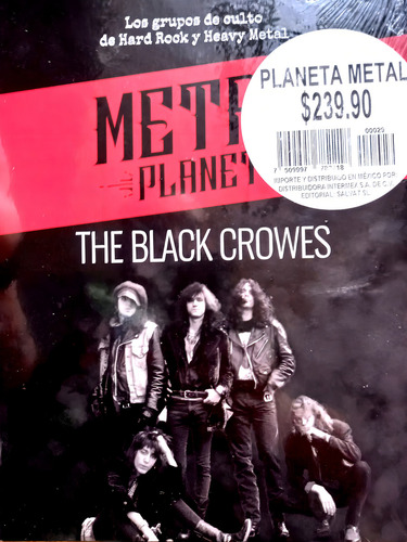 The Black Crowes: Metal Planet, De El Hard Rock. Musical, Vol. 29. Editorial Salvat, Tapa Dura, Edición De Lujo Ilustrado En Español, 2024
