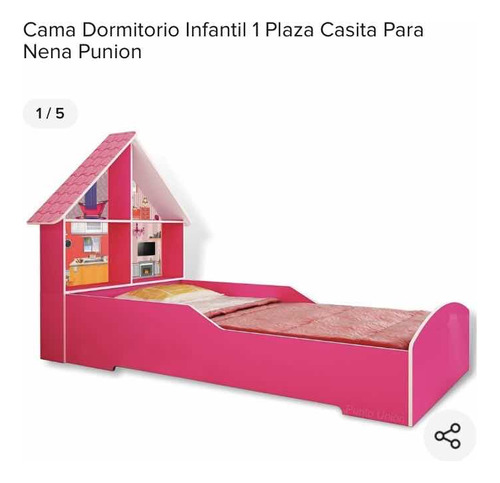 Cama De 1 Plaza Usada Como Nueva Sin Detalles En La Pintura