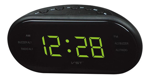 Alarma De Hora Digital Con Pantalla Led De 1.2\ '\' Am/radio