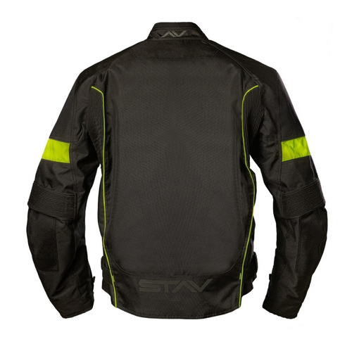Imagen 2 de 5 de Campera Moto Stav Base Protection Abrassion Control Motoscba