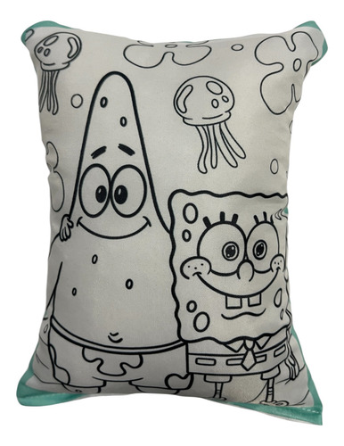Souvenir Bob Esponja Para Pintar 20x14 X 10 U