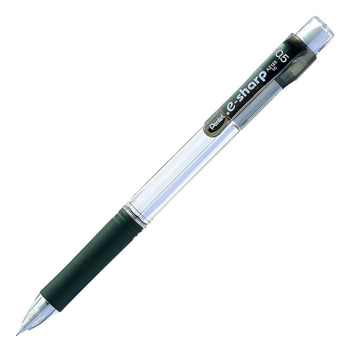 Portaminas 0.5mm Pentel E.e-sharp Black Barrel X12