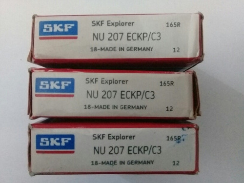 Rodamiento Nu 207 Eckp / C3.  Marca Skf