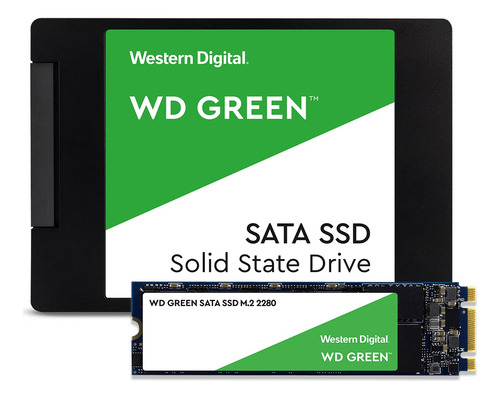 Disco sólido interno Western Digital WD Green WDS480G2G0A 480GB verde