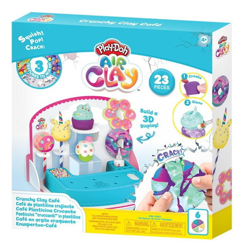 Play Doh Air Clay Modelo Crunchy Cafe