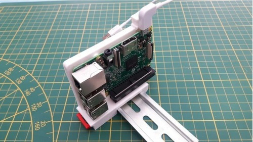 Suporte De Raspberry Pi Para Trilho Din