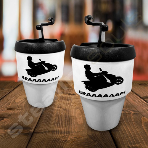 Vaso Termico Café | Moto #021 | Cafe Racer Bobber Vespa Brat