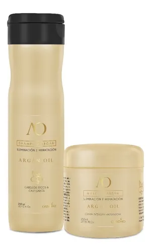Shampoo Y Mascara Argan Ossono X250ml