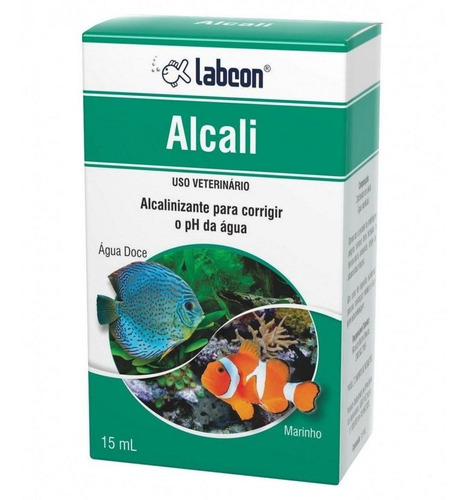 Alcon Labcon Alcali 15ml Alcalinizante Para Aquário