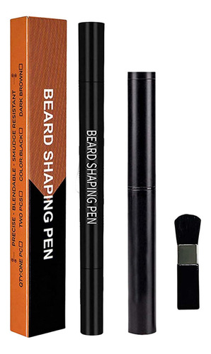 H Relleno De Lápiz De Barba Para Hombres De Peinado De Negro