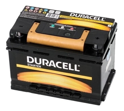 Bateria 12x75 Duracell Citroen C5 3.0 V6 2005/ Cuo S I