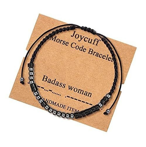 Joycuff Morse Code Pulseras Para Mujeres Adolescentes G3ffy