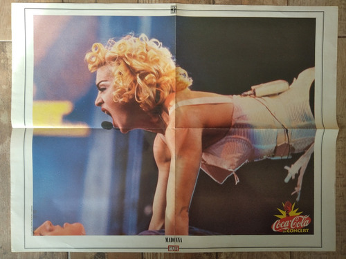 Poster Vintage Madonna Revista Gente Muy Buen Estado