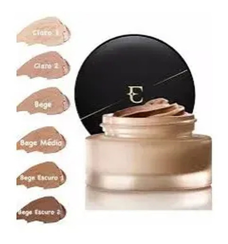 Base Eudora Glam Velvet Mate Mousse 3em1 Com Fps 30 Original