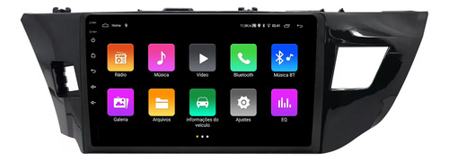 Multimidia Corolla 14/17 9p Android 13 Carplay 2gb 64gb
