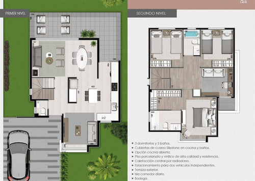 Casas Nuevas En Venta De 3 Dorm. Cond Belo Horizonte Temuco
