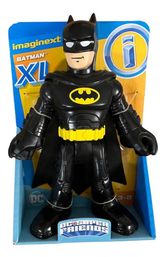 Imaginext Dc Super Friends Figura Xl Batman Negro 30cm