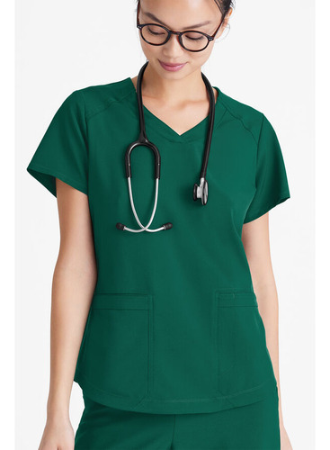 Uniforme Medico Grey S Anatomy Para Dama Verde Hunter Liso L