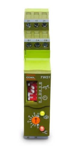 Relé De Tempo Multifunção 94-242vca 24vca/vcc Tw21 - Coel