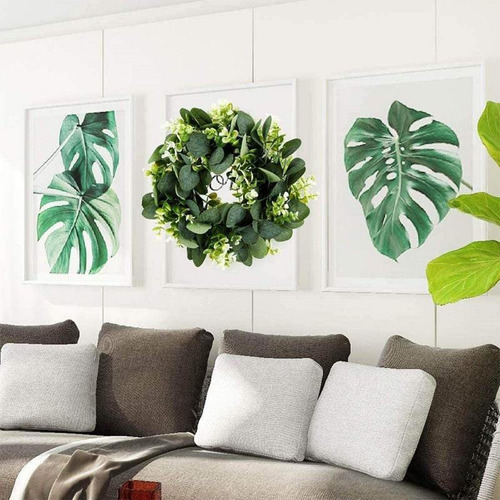 5pcs Eucalyptus Guirnalda Puerta Delantera Pared Colgante
