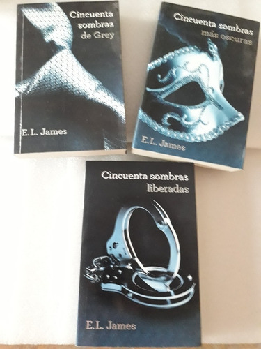 Tres Libros Cincuenta Sombras De Grey . Autor: E.l. James.