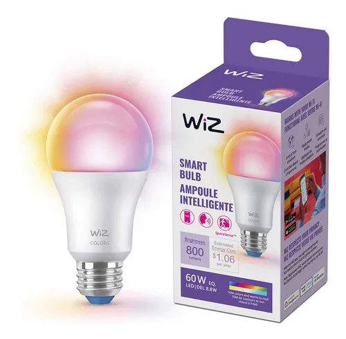 Bombillo Led Smart Wi-fi Rgb 8.8w A19 E27 Wiz 110v