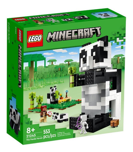 Lego Minecraft Refúgio Do Panda - Casa E Personagens