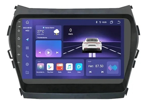 Radio Android Hyundai Santa Fe 2013-2019 + Bisel + Camara