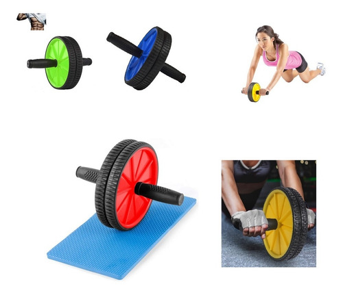 Rueda Abdominales - Abdomen Core De Acero - Con Mat