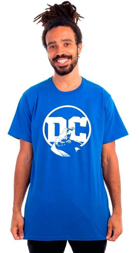 Camiseta Masculina Logo Dc Comics Batman Morcego - Original