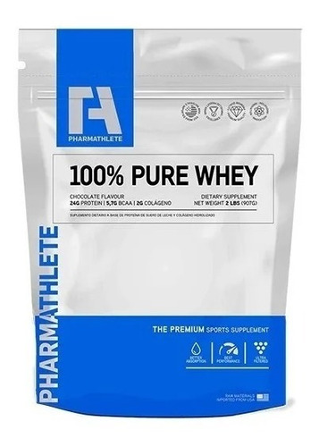Imagen 1 de 3 de Whey Protein 2lbs Pharmathlete Proteína Con Colágeno