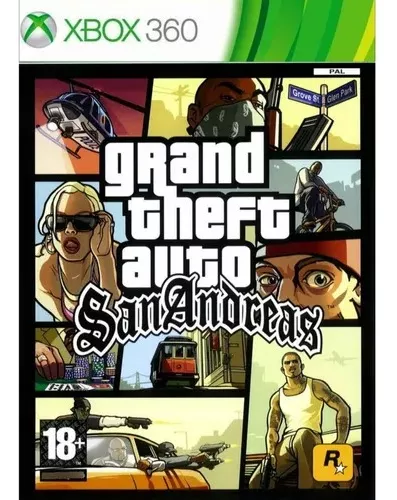 Jogo Gta Grand Theft Auto San Andreas Xbox 360 Xbox One em